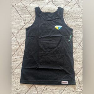 Diamond Supply Co Tank Top Black DLXC Sailboat Graphic Sleeveless NEW